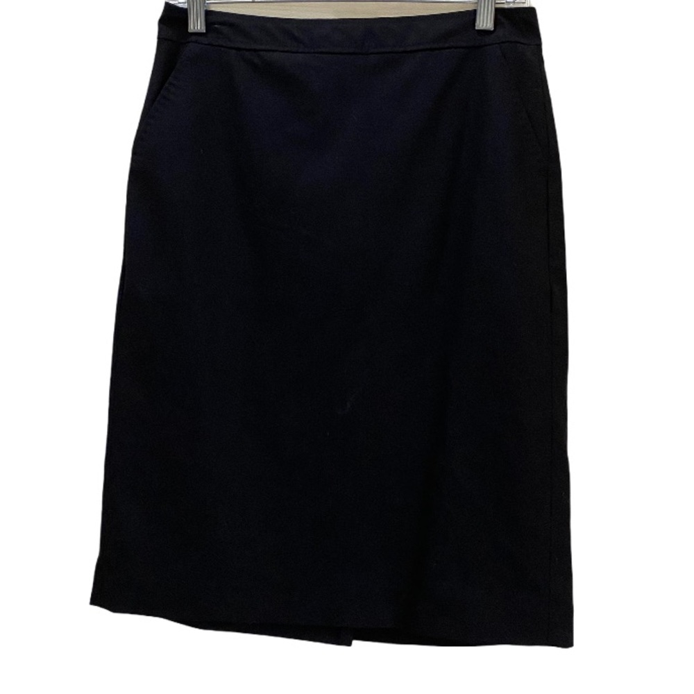 Elegant Black Stretch Pencil Skirt